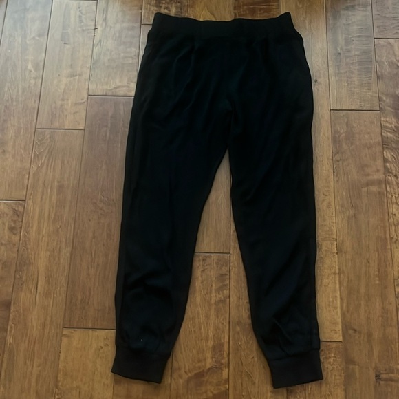 Black Swan Joggers with Pockets High Waisted Rayon Pants Size M - Picture 2 of 10